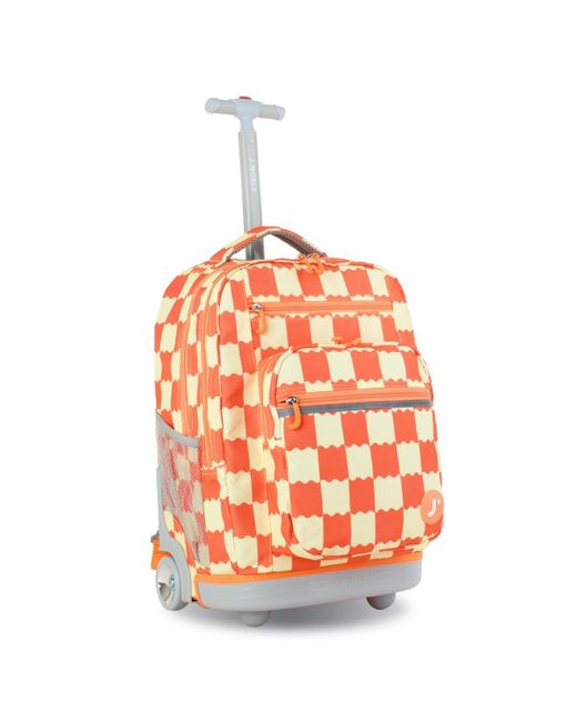 J World Orange Sundance Laptop 20" Rolling Backpack