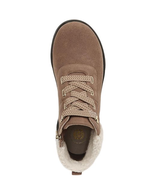 LifeStride Brown Generation Washable Round Toe Booties