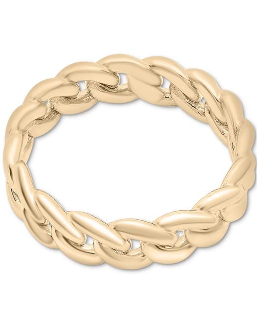Audrey by Aurate Metallic Chain Link Statement Ring