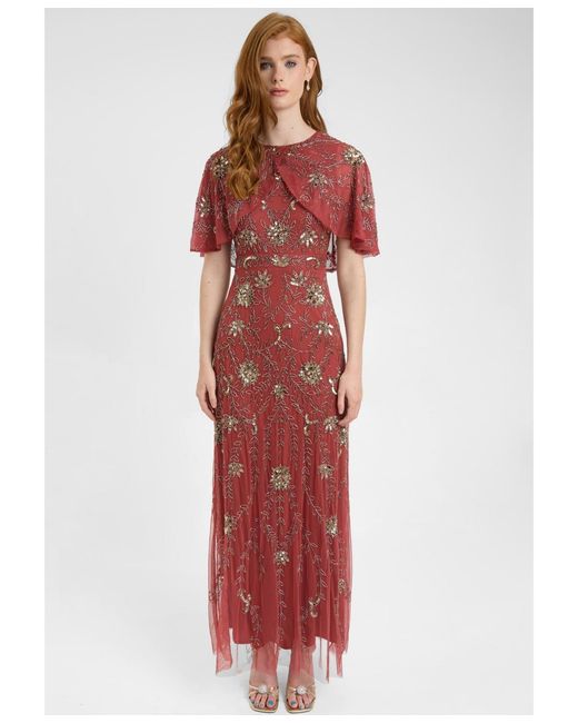 pink beaded dress PRETTY IN PINK BROCADE BEADED MINI DRESS  AKIRA