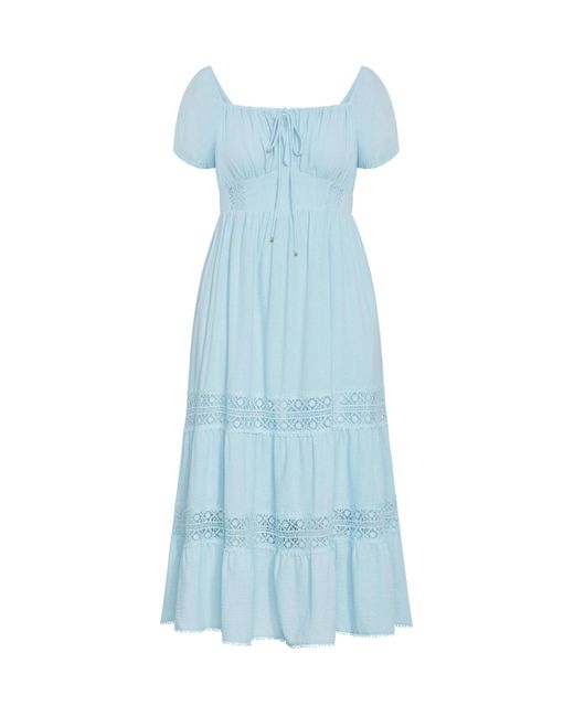 City Chic Blue Haven Dress