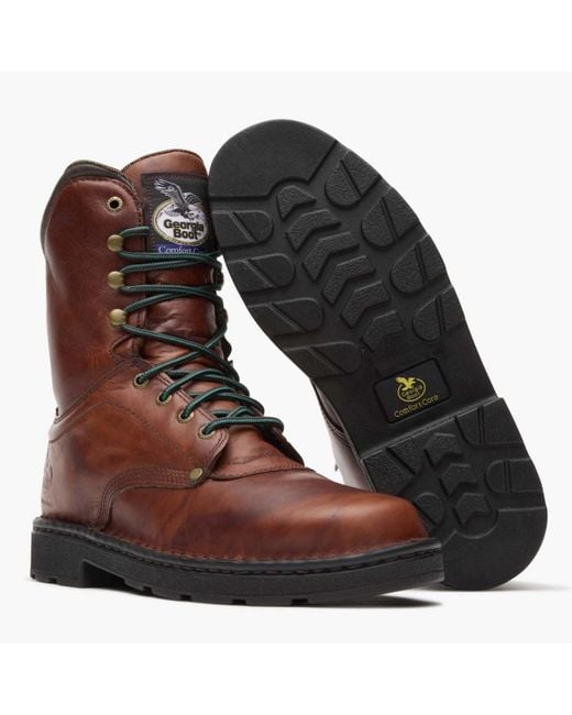 Georgia Boot Brown Eagle Light Work Boot for men
