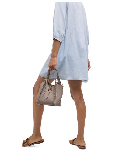 Sam Edelman Gray Sylvia Small Crossbody Tote Bag