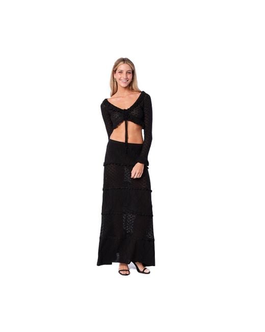 CAPITTANA Black Addie Top