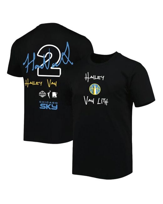 round21 Black And Hailey Van Lith Chicago Sky Name Number T-shirt