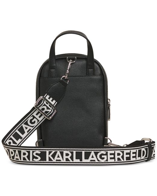Karl Lagerfeld Black Maybelle Small Sling Bag