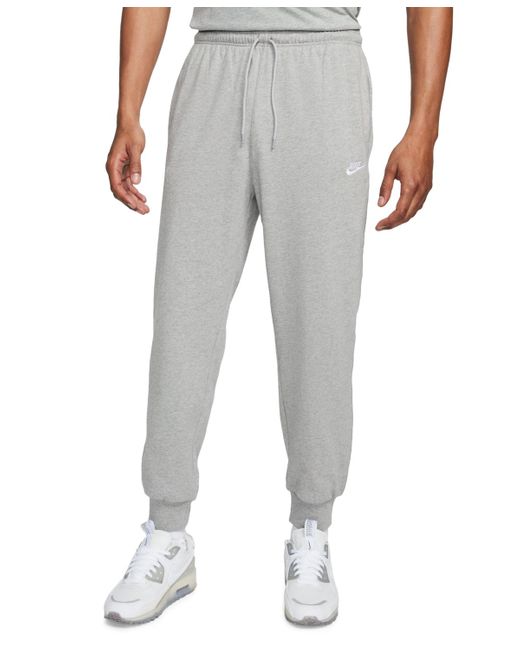 Nike Gray Club Fleece Knit joggers for men