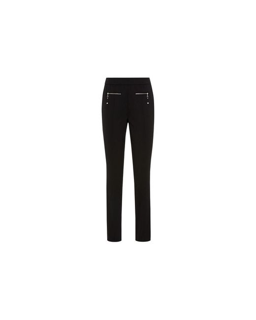 Olsen Black Mona Stretch Pull-on Pant