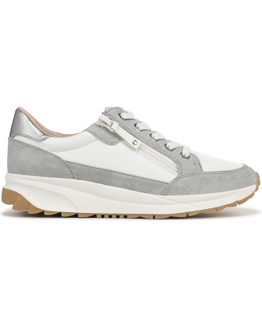 Naturalizer White Jace Lace-up Sneakers