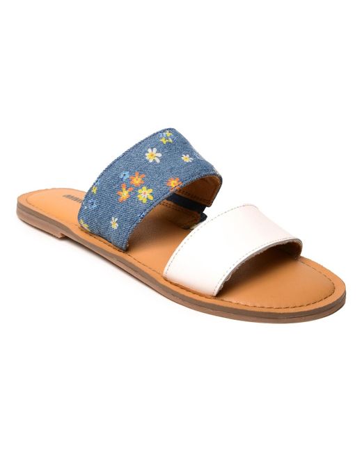 Minnetonka Multicolor Franky 2-strap Slide Sandals