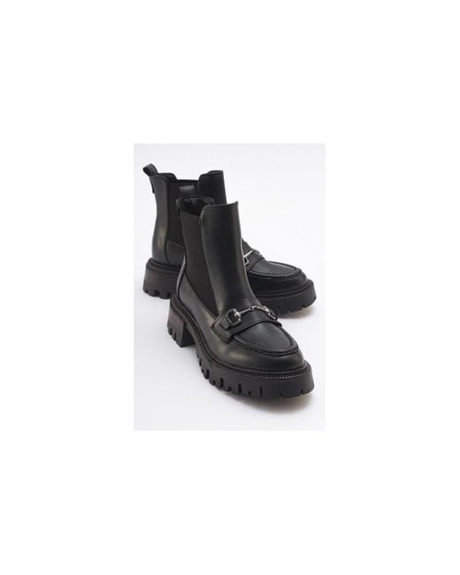 Prologue Shoes Black Vesper Buckled Chelsea Boot ()