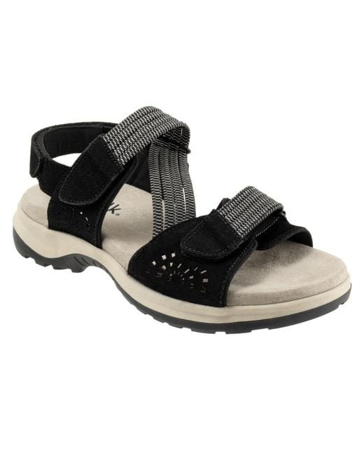 Softwalk® Black Oahu Sandal
