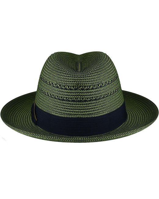 Bailey 1922 Green Eli Braided Fedora for men