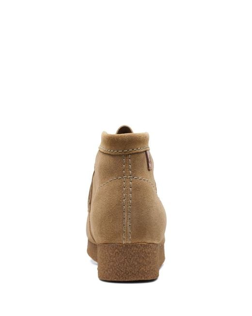 Clarks Brown Shacre Suede Boots for men