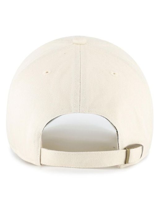'47 White Pitt Panthers Vault Clean Up Adjustable Hat for men
