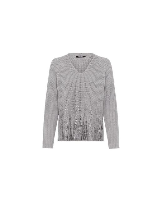 Olsen Gray V-neck Sweater