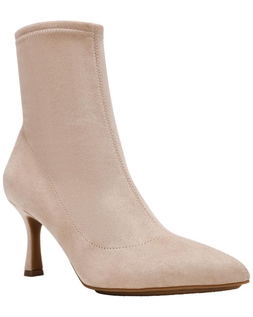 Anne Klein Natural Reesse Pointed Toe Booties