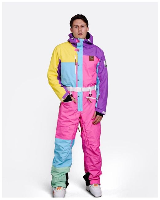 OOSC Pink So Fetch Ski Suit for men