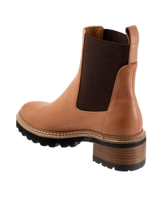 EOS FOOTWEAR Brown Linear Boot