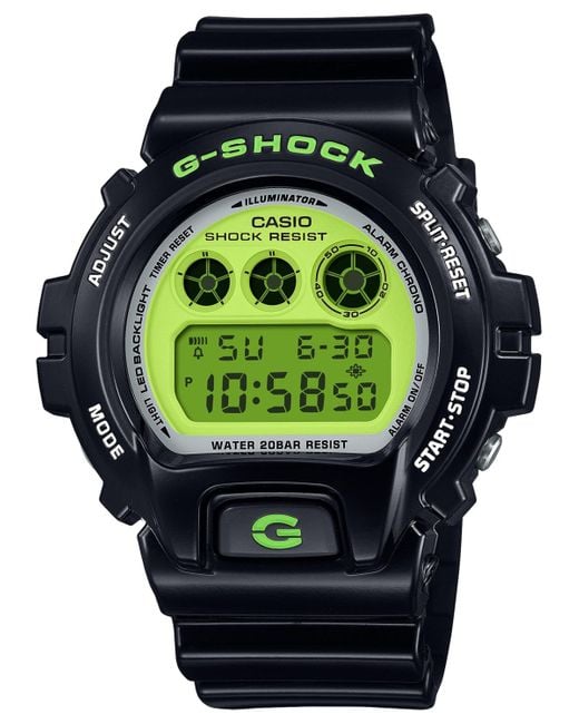 G-Shock Green Digital Resin Strap Watch 50mm for men