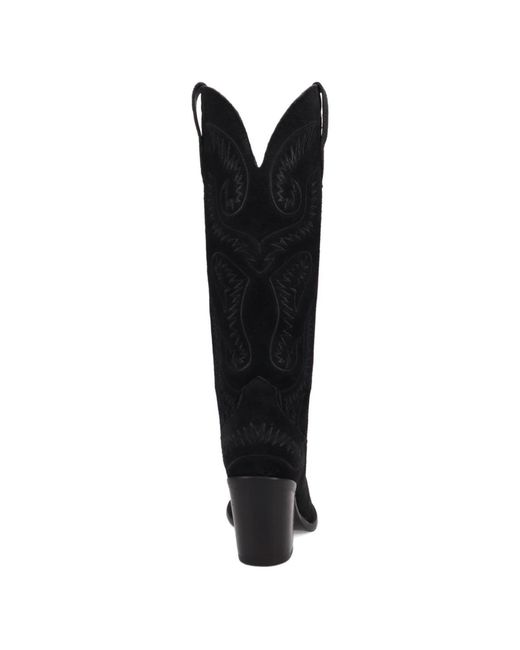 Dingo Black The Duke Leather Boot for men