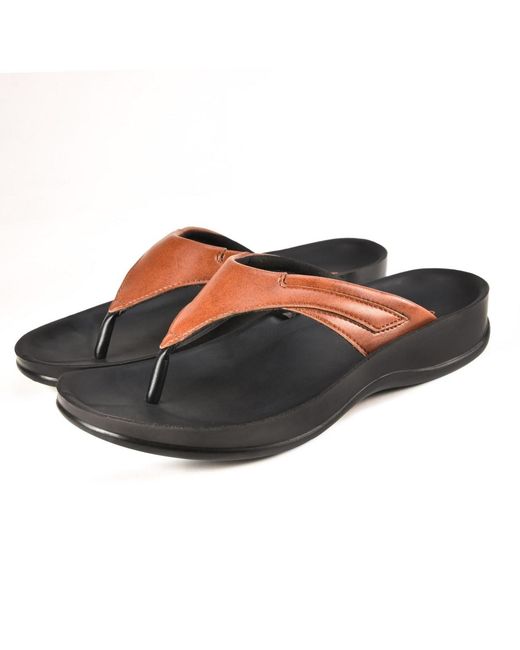 AEROTHOTIC Black Algiz Comfortable Sandal