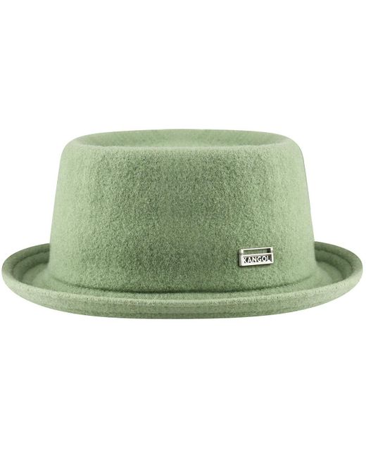 Kangol Green Wool Mowbray Pork Pie for men