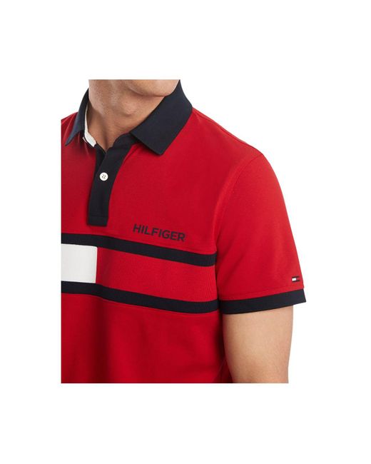 macy's red polo shirt