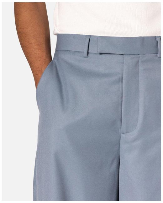 MNML Blue Played Suit Pants for men
