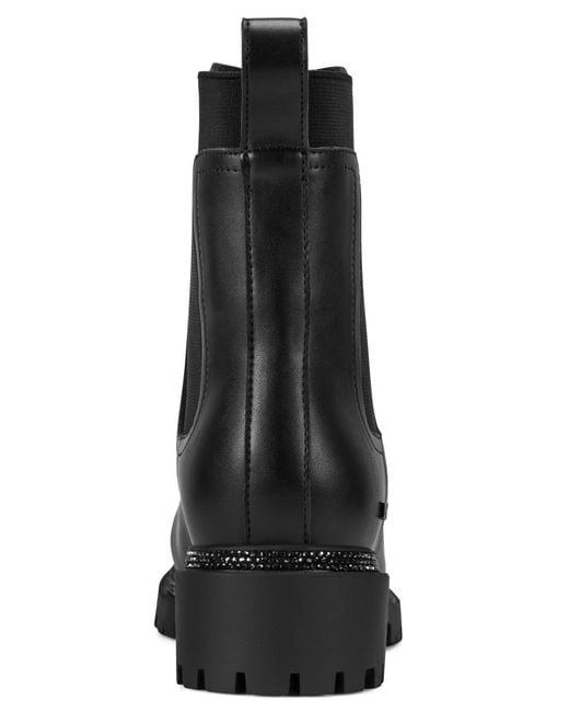 DKNY Black Rick Slip On Bootie