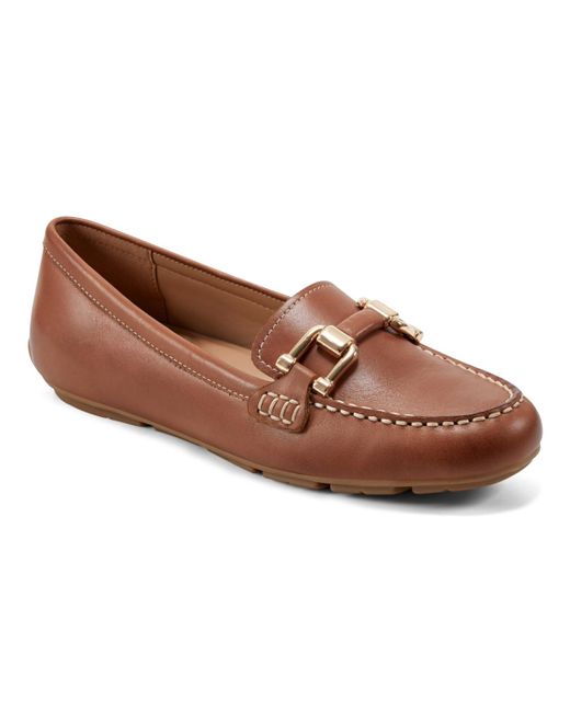 Easy Spirit Brown Megan Slip-on Round Toe Casual Loafers