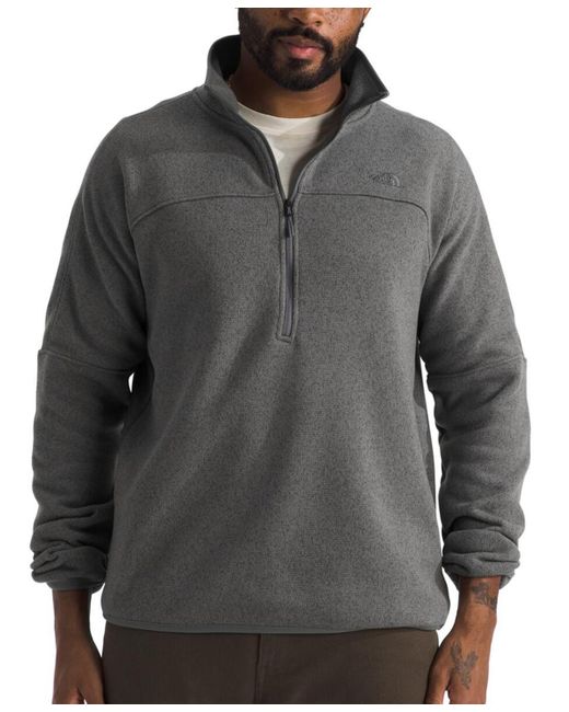 The North Face Gray Front Range Fleece Half Zip Pullover for men