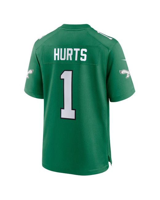 Jalen Hurts Kelly Green Eagles Jersey – Philadelphia NFL, Adult Large, NWT