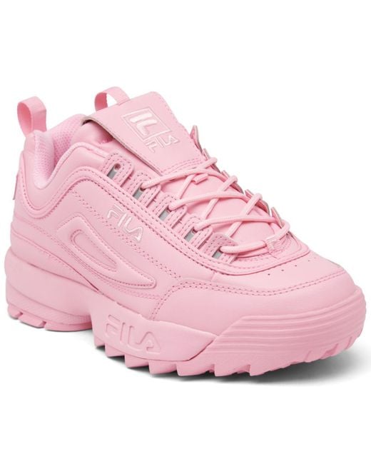 fila shoes hot pink