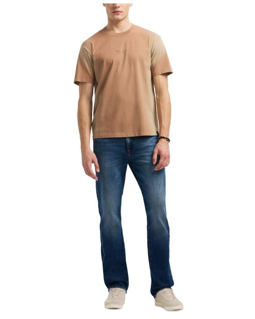 Buffalo David Bitton Blue Kaylin Regular-fit Gradient T-shirt for men
