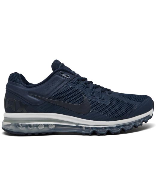 Nike Blue Air Max 2013 Casual Sneakers From Finish Line for men
