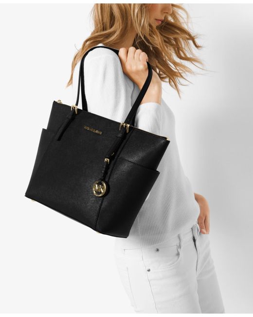 Michael Kors Jet Set Tote Bag - Black