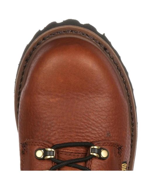 Georgia Boot Brown Hammer Internal Metatarsal Steel Toe Work Boot for men