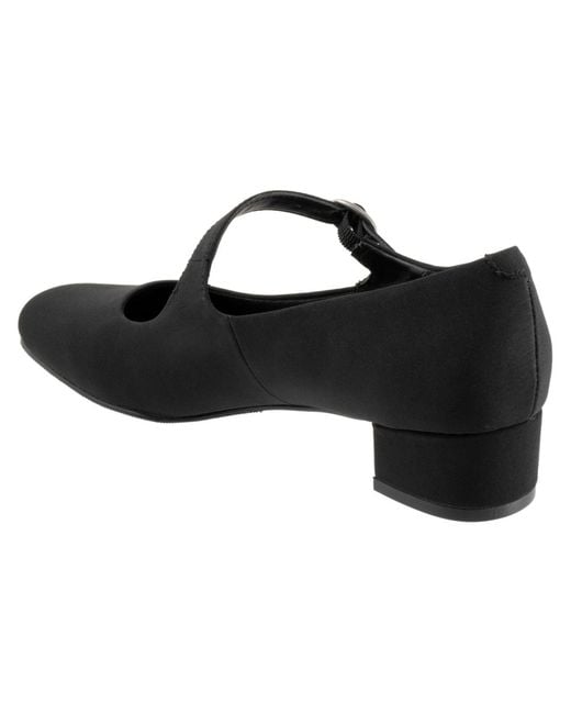 Trotters Black Desna Pump