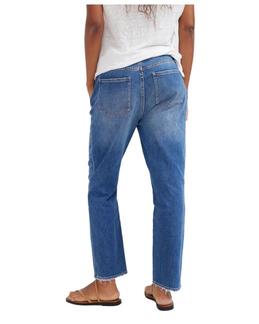 Hatch Collection Blue The Under The Bump Boyfriend Maternity Jean