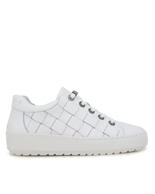 Jambu White Chloe Casual Round Toe Sneakers