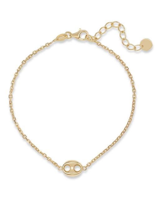 DEVATA Metallic Mariner Chain Bracelet