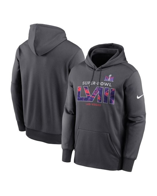 Nike Super Bowl Lviii Fleece Performance Pullover Hoodie in Gray for ...