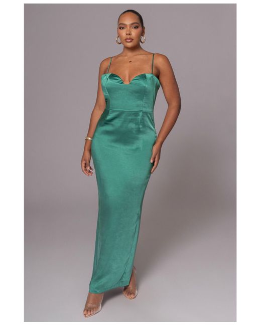 JLUXLABEL Moment In Time Maxi Dress in Green | Lyst
