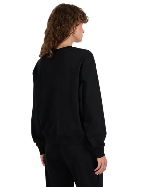 4F Black Pullover Basic Sweatshirt Without Hood