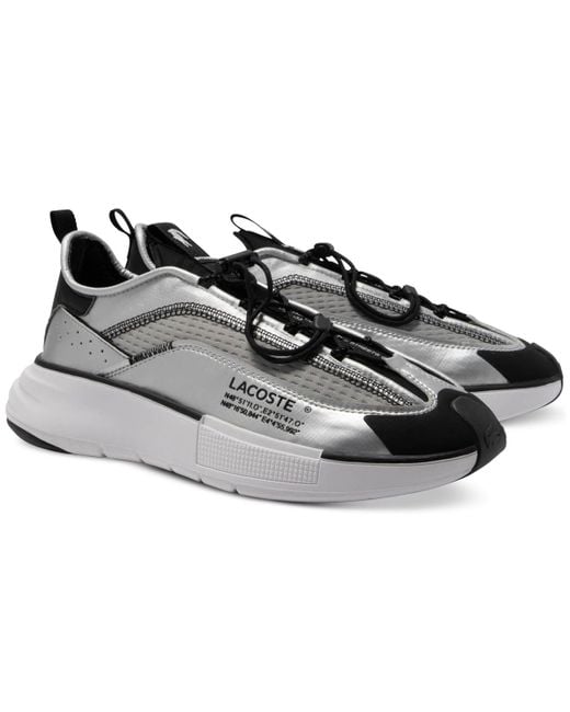 Lacoste Black Audyssor Lite Textile Sneakers for men