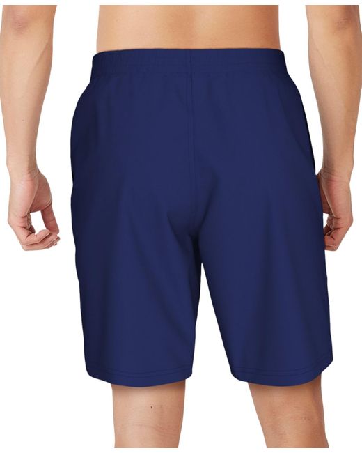 Nike Blue 9" Logo Volley Swim Trunks for men