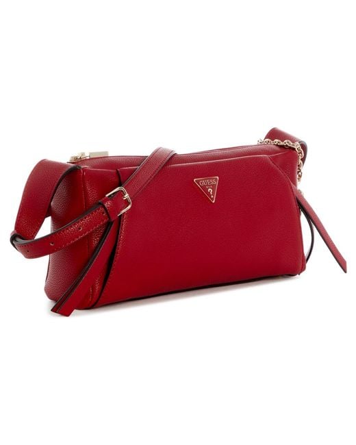 Guess Red Devon Small Crossbody Handbag