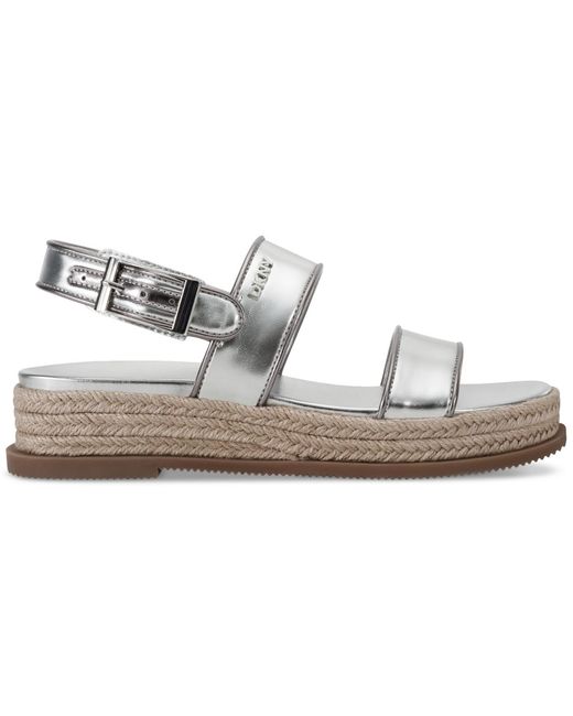 DKNY Metallic Bernae Slingback Sandals