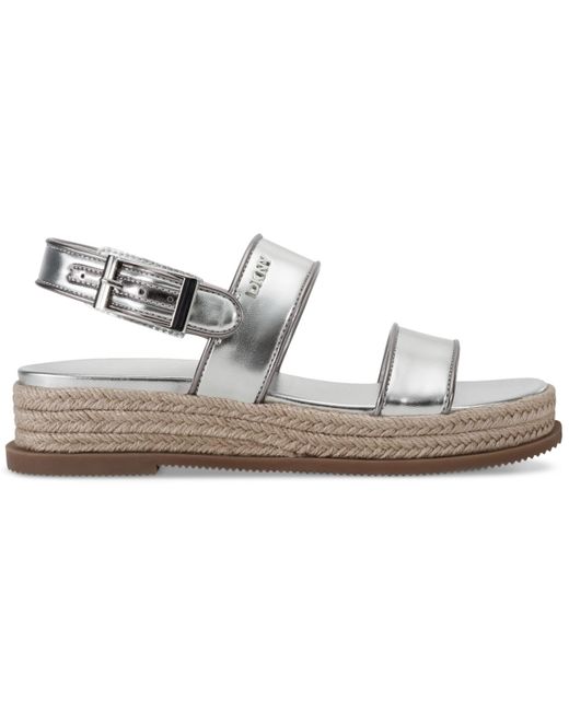 DKNY Metallic Bernae Slingback Sandals